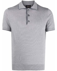 Brioni Zigzag Pattern Polo Shirt