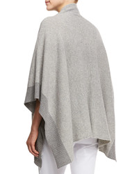 Eileen Fisher Fisher Project Funnel Neck Reclaimed Cashmere Poncho