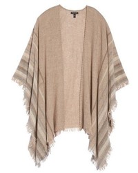 Eileen Fisher Plus Size Wool Blend Poncho Wrap