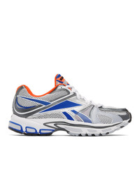 Vetements Grey And Blue Reebok Edition Spike Runner 200 Sneakers