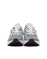 Nike Grey And Blue Signal Dmsx Sneakers