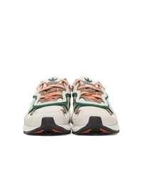 adidas Originals Grey And Orange Temper Run Sneakers