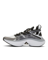 Nike Grey And White Signal Dmsx Sneakers