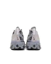 Nike Grey Kendrick Lamar Edition React Elet 55 Sneakers