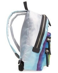Marc Jacobs Biker Rainbow Print Backpack Grey