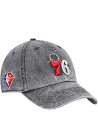 '47 Black Philadelphia 76ers 75th Anniversary Rocker Clean Up Adjustable Hat At Nordstrom