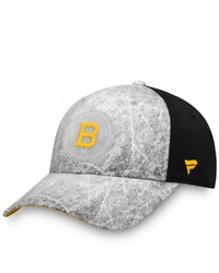 FANATICS Branded Gray Boston Bruins Ice Field Flex Hat
