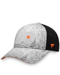 FANATICS Branded Gray Philadelphia Flyers Ice Field Flex Hat