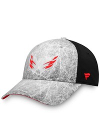 FANATICS Branded Gray Washington Capitals Ice Field Flex Hat