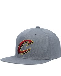 Mitchell & Ness Charcoal Cleveland Cavaliers Central Snapback Hat