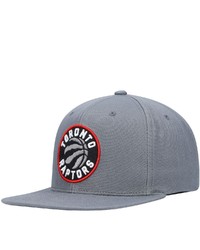 Mitchell & Ness Charcoal Toronto Raptors Central Snapback Hat At Nordstrom