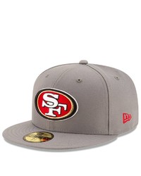 New Era Graphite San Francisco 49ers Storm 59fifty Fitted Hat