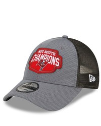 New Era Graphite Tampa Bay Buccaneers 2021 Nfc South Division Champions Trucker 9forty Adjustable Hat At Nordstrom