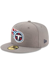 New Era Graphite Tennessee Titans Storm 59fifty Fitted Hat