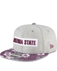 New Era Gray Arizona State Sun Devils Summer Vibes 9fifty Snapback Hat