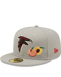 New Era Gray Atlanta Falcons City Describe 59fifty Fitted Hat