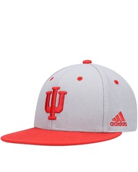 adidas Gray Indiana Hoosiers On Field Baseball Fitted Hat At Nordstrom