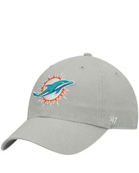 '47 Gray Miami Dolphins Clean Up Adjustable Hat At Nordstrom