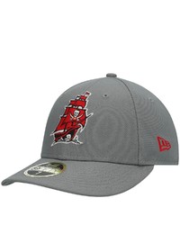New Era Gray Tampa Bay Buccaneers Alternate Logo Storm Ii Low Profile 59fifty Fitted Hat At Nordstrom