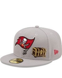 New Era Gray Tampa Bay Buccaneers City Describe 59fifty Fitted Hat