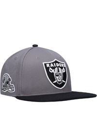 PRO STANDARD Grayblack Las Vegas Raiders 2tone Snapback Hat At Nordstrom