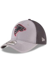 New Era Graygraphite Atlanta Falcons Grayed Out Neo 2 39thirty Flex Hat
