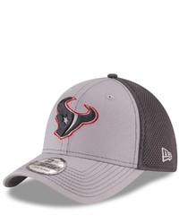 New Era Graygraphite Houston Texans Grayed Out Neo 2 39thirty Flex Hat