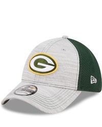 New Era Graygreen Green Bay Packers Prime 39thirty Flex Hat At Nordstrom