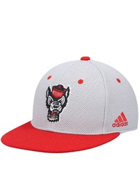 adidas Grayred Nc State Wolfpack On Field Baseball Fitted Hat At Nordstrom