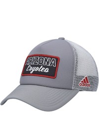 adidas Graywhite Arizona Coyotes Locker Room Foam Trucker Snapback Hat At Nordstrom