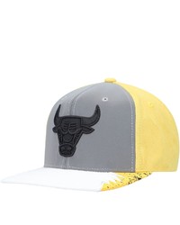 Mitchell & Ness Grayyellow Chicago Bulls Day 5 Snapback Hat At Nordstrom