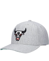 Mitchell & Ness Heathered Gray Chicago Bulls Hardwood Classics Redline Snapback Hat In Heather Gray At Nordstrom