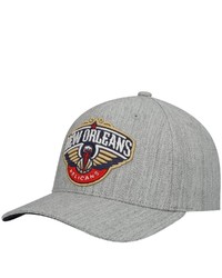 Mitchell & Ness Heathered Gray New Orleans Pelicans Redline Snapback Hat In Heather Gray At Nordstrom