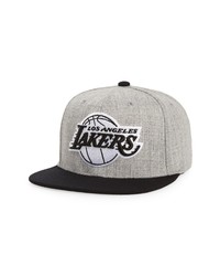 Mitchell & Ness Los Angeles Lakers Pop Snapback Baseball Cap In Grey At Nordstrom