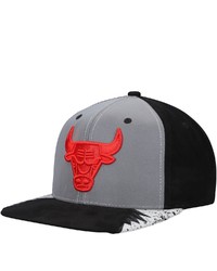 Mitchell & Ness Silvergray Chicago Bulls Day 5 Snapback Hat