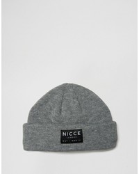 Nicce London Nicce Beanie In Gray