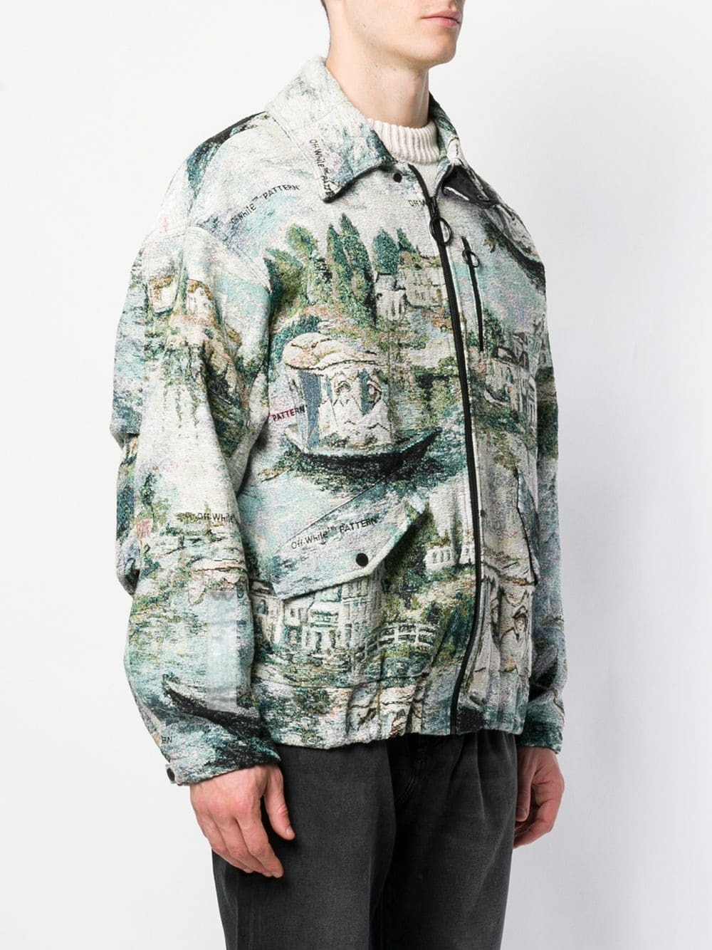 Off White Lake Jacquard Jacket 1 223 farfetch Lookastic