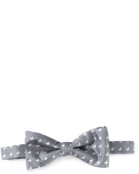 Grey Print Bow-tie