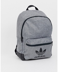 adidas Originals Logo Backpack In Grey