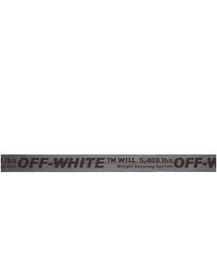 Off-White Grey Classic Industrial Belt
