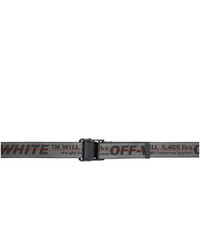 Off-White Grey Classic Industrial Belt