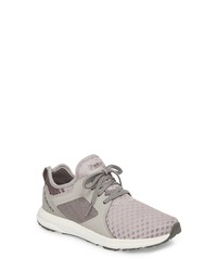 Grey Print Canvas Low Top Sneakers