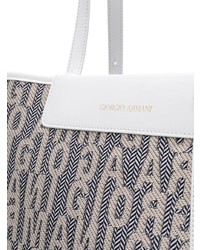 Giorgio Armani Logo Tote Bag