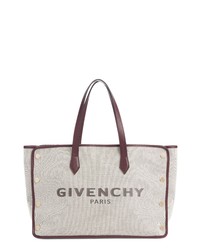 Givenchy Medium Canvas Leather Shopper