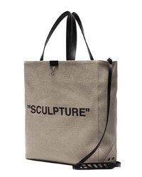 Off-White Neutral Sculpture Canvas Tote Bag, $1,773, farfetch.com