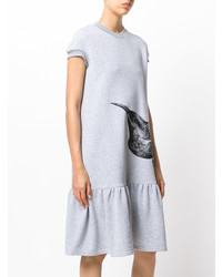 Ioana Ciolacu Bird Print T Shirt Dress