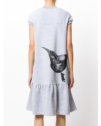 Ioana Ciolacu Bird Print T Shirt Dress
