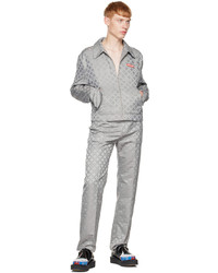 Charles Jeffrey Loverboy Gray Straight Cut Trouser