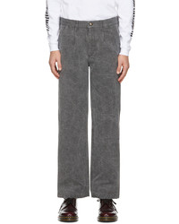 Noah Grey Canvas Recycled Work Trousers