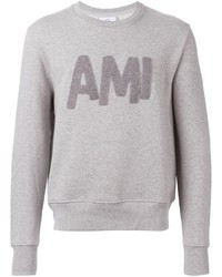 AMI Alexandre Mattiussi Logo Appliqu Sweatshirt